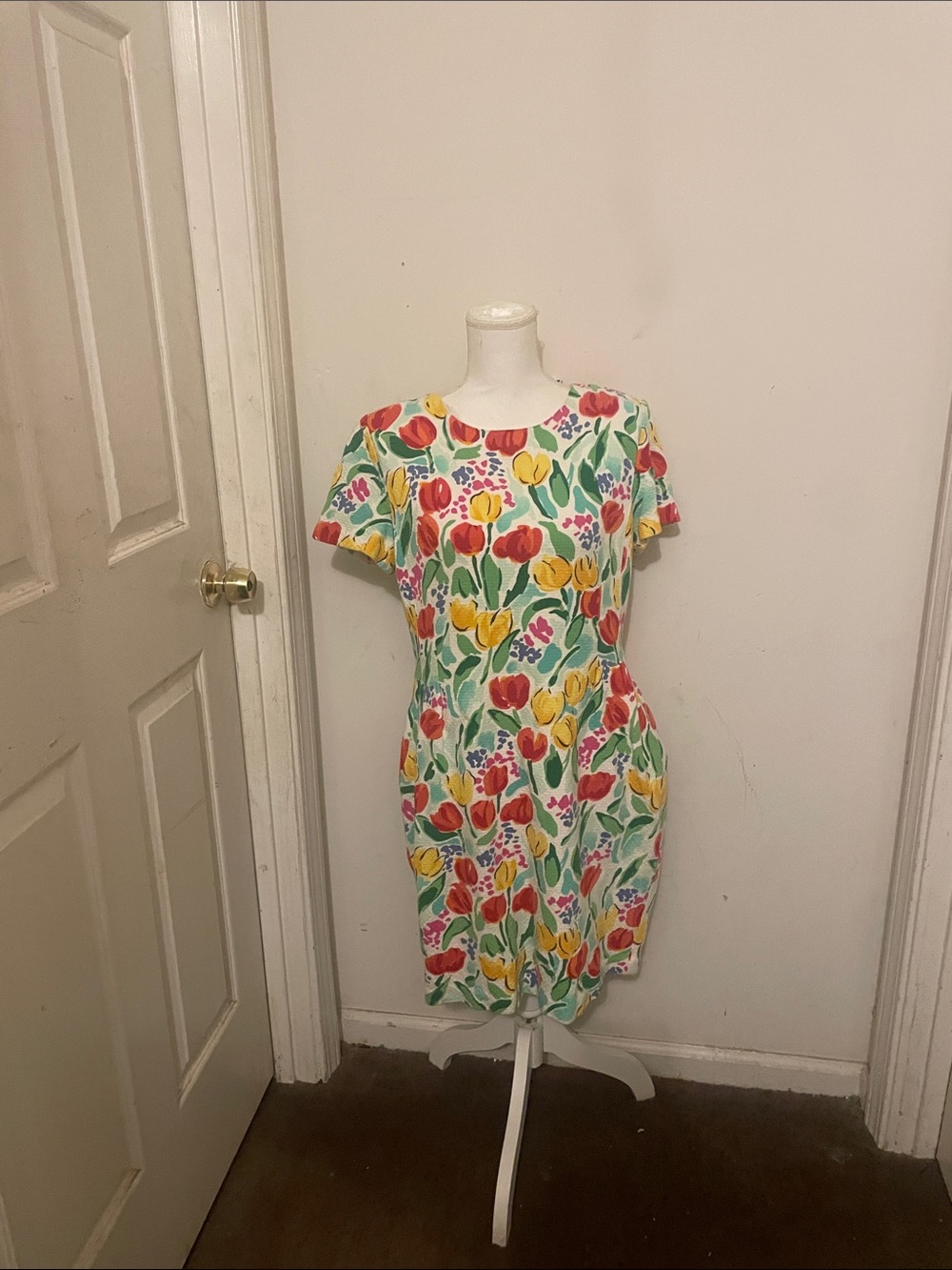 Floral Tulip Print women dress